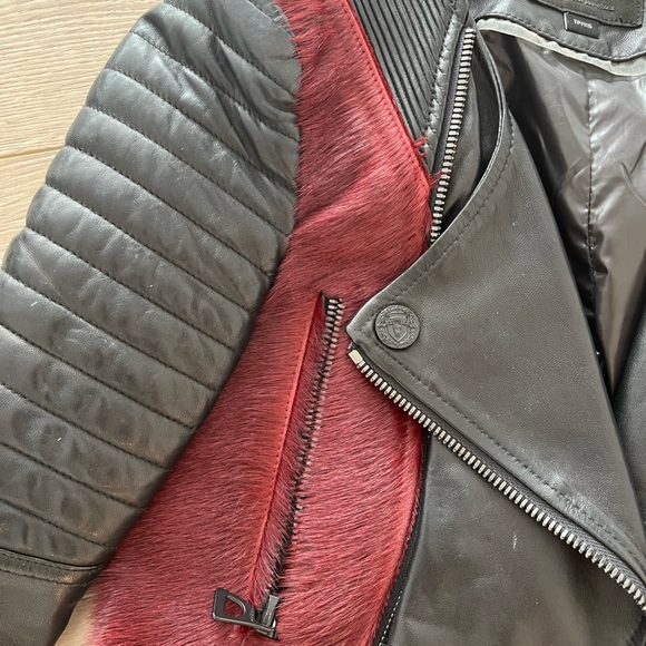 Rudask leather jacket with fur - Picture 3 of 8